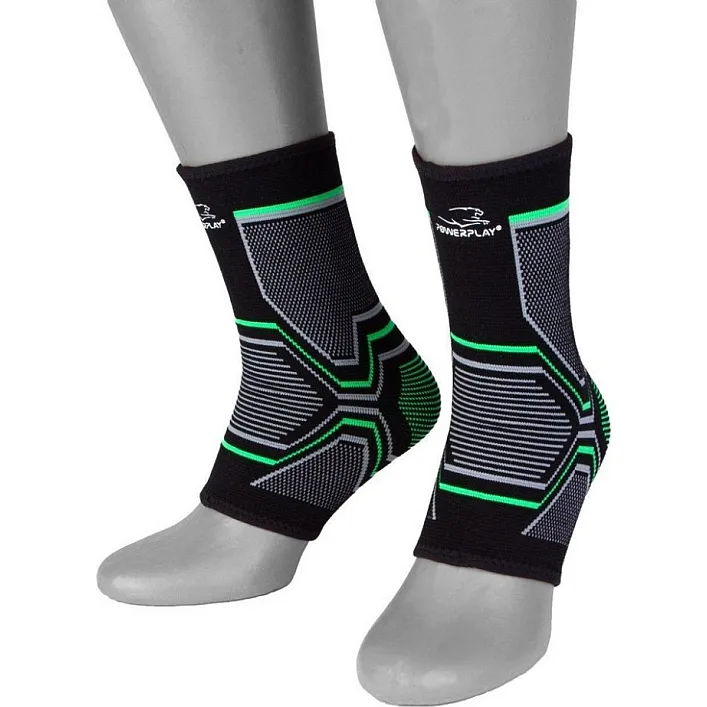 УЦІНКА! Бандажі на гомілкостоп PowerPlay PP_4100_S/M_Black-UC, S/M