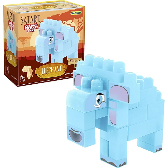 Конструктор сафари "Baby Blocks" (слон)