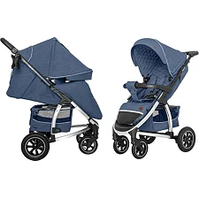 Коляска прогулочная CARRELLO Vista CRL-5511 Denim Blue лен L (Нем5511)