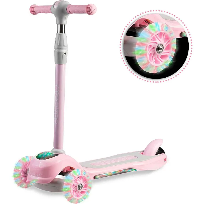 Самокат дитячий триколісний Ricokids Piko рожевий