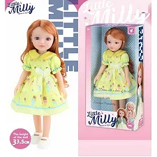 Кукла 92016 F (48/2) съемная одежда, обувь, высота 33 см, в коробке