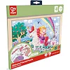 Пазл Hape Єдинороги з розмальовкою (E1642)