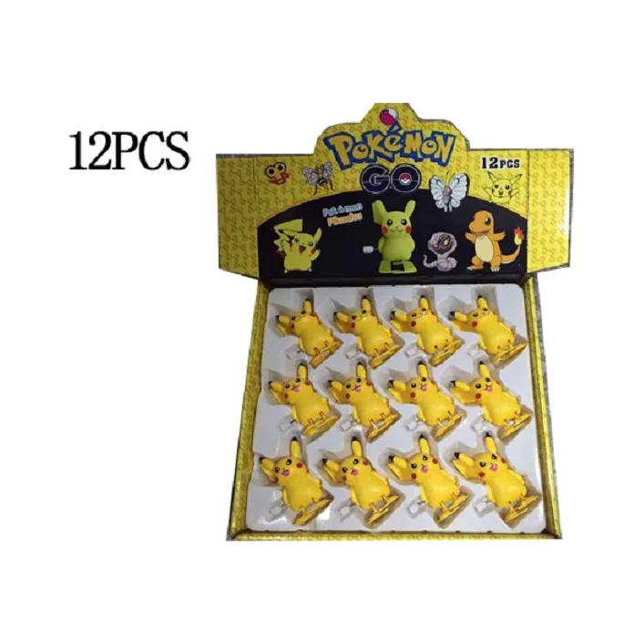 Заводные животные аниме "Pokemon Пикачу", 12 штук