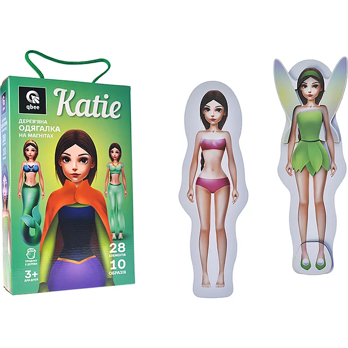 Деревянная одежда на магнитах "Katie" QB600-008 qbee (Дер9963)