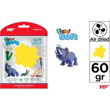 Паста для лепки, желтая 60г, Madrid Papel (53399)