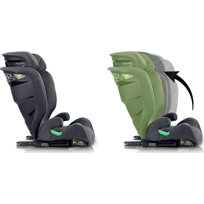 Автокрісло Nukido Louis Soft ISOFIX 15-36 кг, сіре