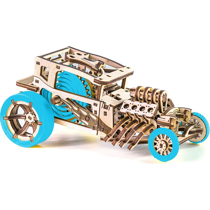 Деревянный конструктор "Hot Rod" Time for Machine T4M380303 Синий