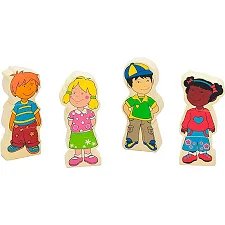 Набор магнитных фигурок Viga Toys Дети (59699VG)