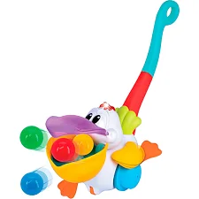 Игрушка-каталка Kiddi Smart – Пеликан-Затейник (украинский)