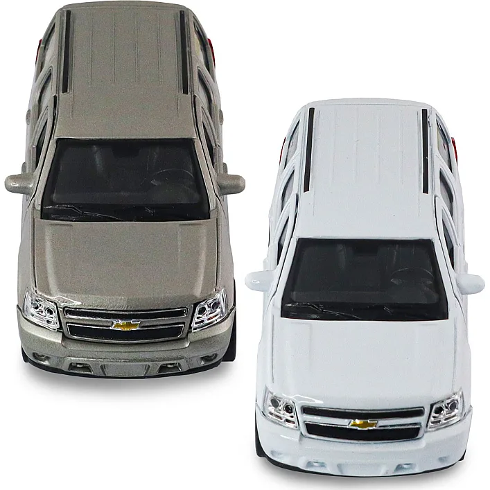 Автомодель - Chevrolet Tahoe 2008 (белый, серый)