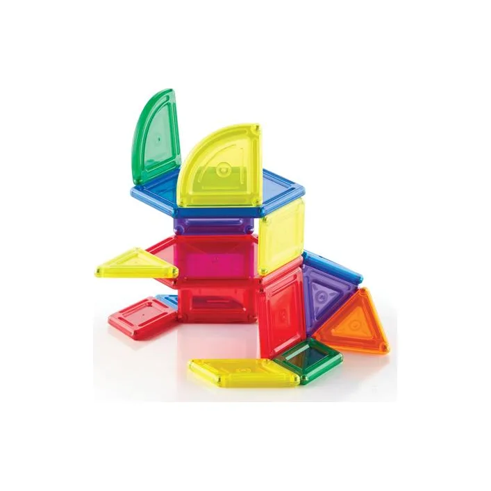 Магнитный конструктор Guidecraft PowerClix Solids, 44 детали (G9421)