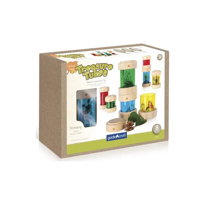 Игровой набор Guidecraft Natural Play Сокровища в цветных баночках (G3087)