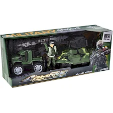 Машина 7-3 військова з набором, в коробці р.35,5x10x14 см YG Toys