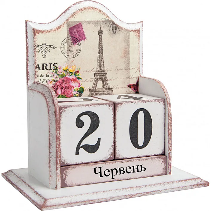 Дитячий набір для творчості. Декупаж "Вічний календар" (Д-001) D-001 календар кубик