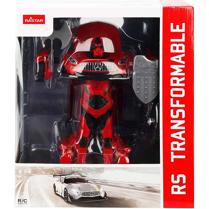 Игрушечный автомобиль-трансформер на радиоуправлении Mercedes-Benz 1:14, Rastar (10643)