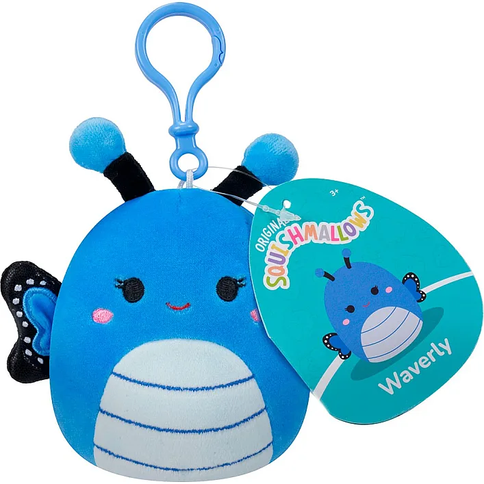 М'яка іграшка на кліпсі SQUISHMALLOWS – МЕТЕЛИК ВЕЙВЕРЛІ (9 cm)