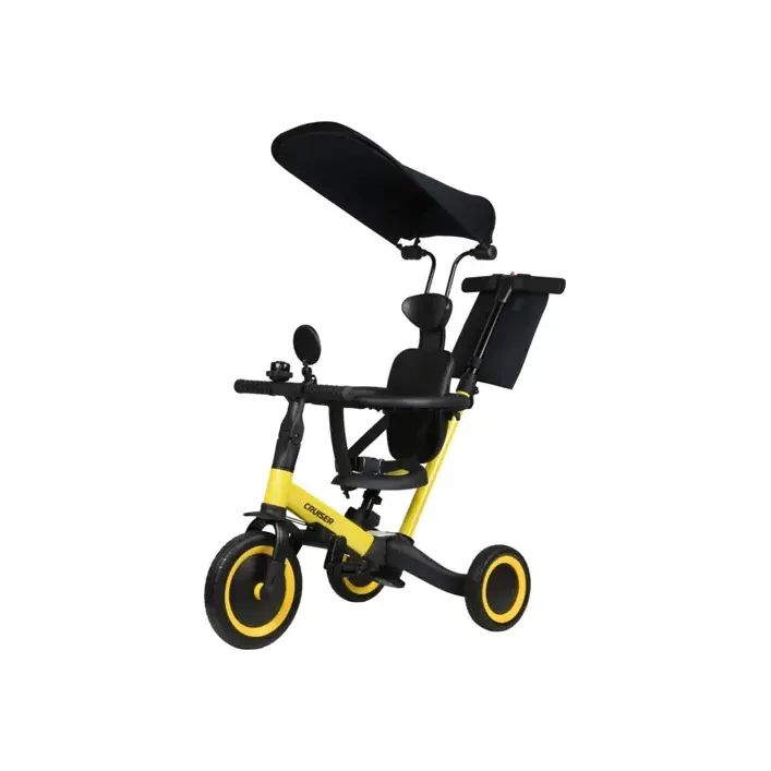 Біговел Tri-cycle 5in1 Cruiser Versa yellow трансформер з дашком (Вел1340)