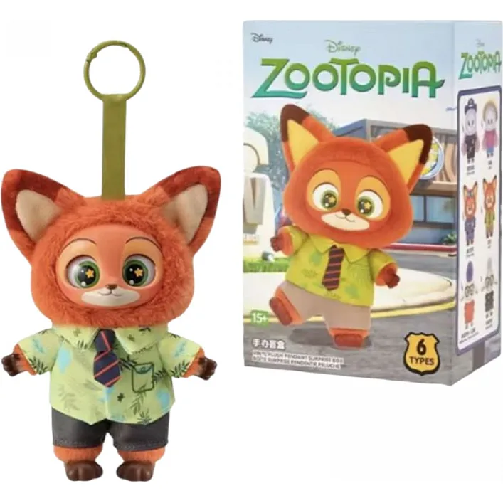 Іграшка-сюрприз мʼяка Брелок Зоотрополіс Zootopia у коробці 20см