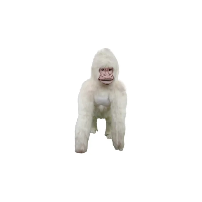 Анимированная игрушка Горилла альбинос высота 162см, Hansa (08808)