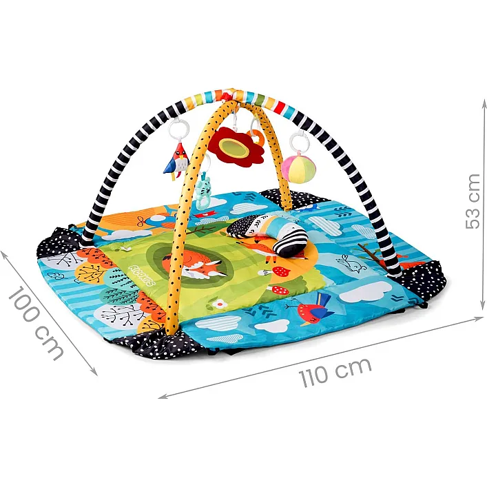 Килимок розвивальний 110 x 100 см Лисеня Ricokids