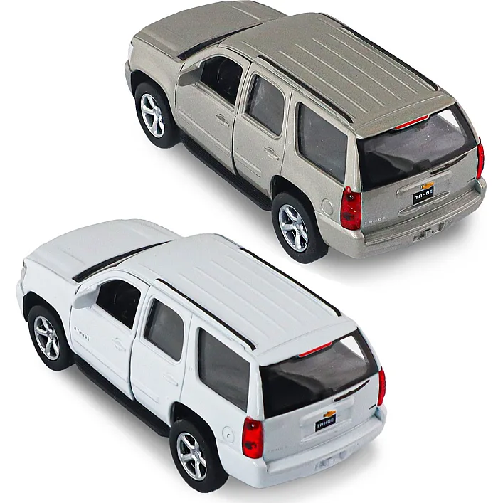 Автомодель - Chevrolet Tahoe 2008 (белый, серый)