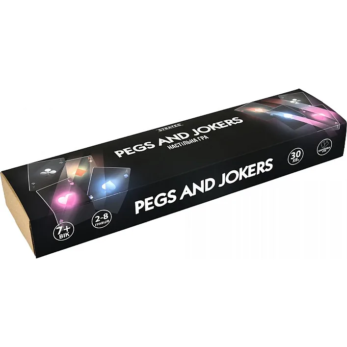 Настольная игра "Pegs and Jokers", укр