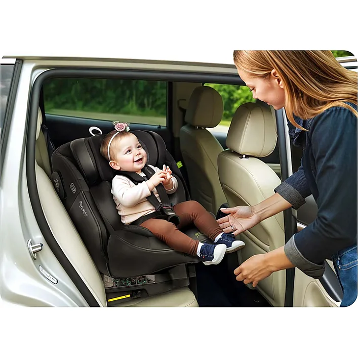 Автокресло Nukido Aero Line ISOFIX 0-36 кг, черное