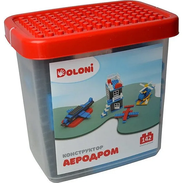 Конструктор "Аэродром" 142 детал. в боксе 013888/33 DOLONI (Укр9450)