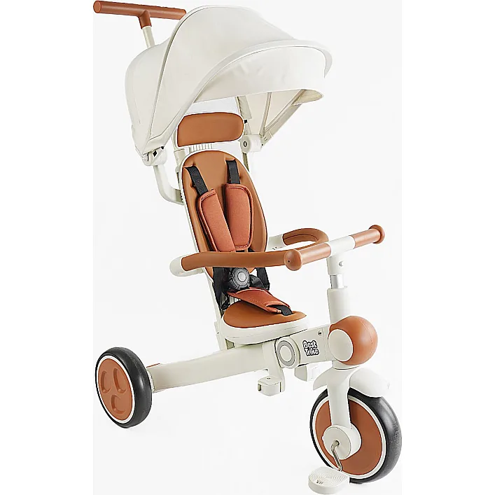 Велосипед-трансформер 3-х цв. BS-12-707 Best Trike (1) материал рамы нейлон, переднее колесо EVA 10”, задние колеса EVA 8”, родительская ручка, в коробке