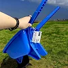 Тачка для песка детская, 54 см (синий)