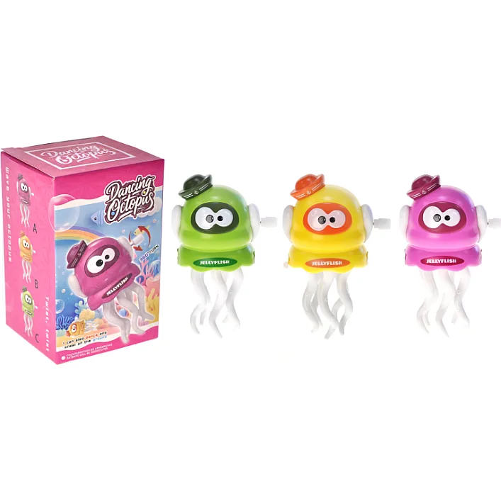 Игрушка музыкальная 949 "Кальмар" ездит, танцует, в коробке р.7х6х11 см (Муз9049)