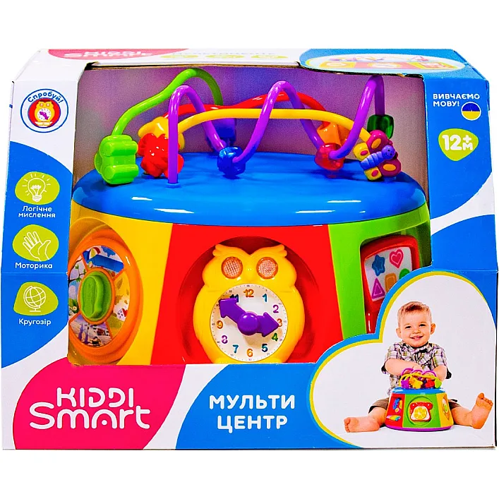 Игровой центр МУЛЬТИЦЕНТР 063388 KIDDI SMART (свет, украинский язык) (Муз8806)