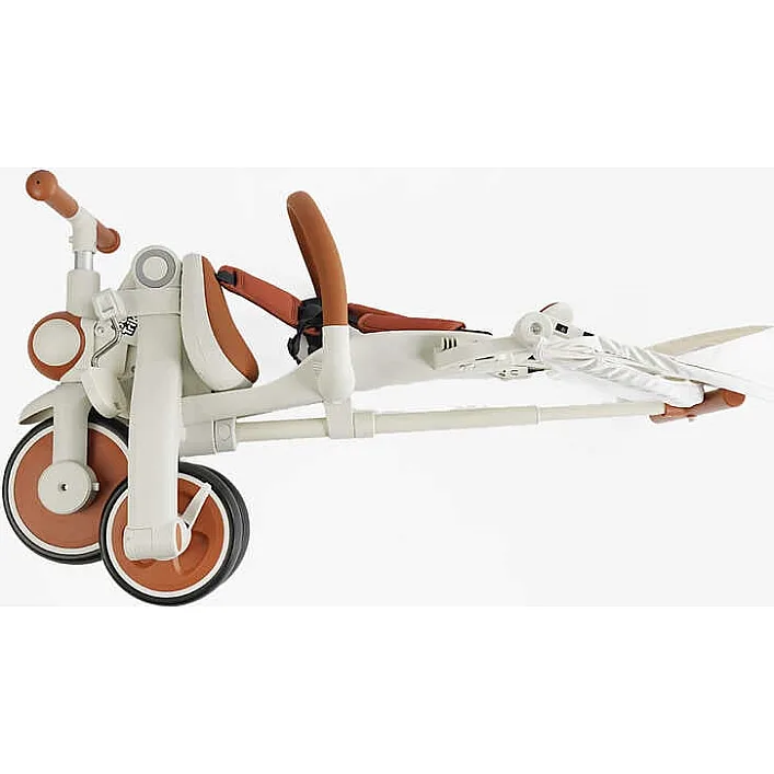 Велосипед-трансформер 3-х цв. BS-12-707 Best Trike (1) материал рамы нейлон, переднее колесо EVA 10”, задние колеса EVA 8”, родительская ручка, в коробке