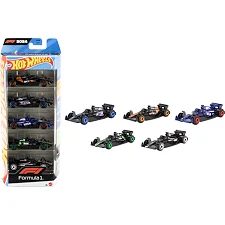 Игровой набор из 5 базовых болидов JGF58 «F1 2024» Hot Wheels