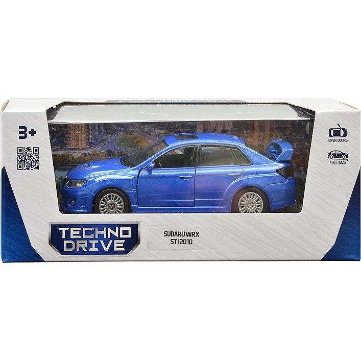 Автомодель - SUBARU WRX STI (синій) 250334U TechnoDrive (Маш9414)