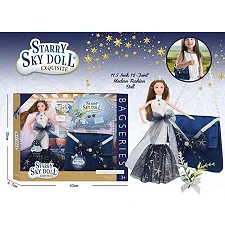Кукла SK 032 B (24/2) высота 30 см, шарнирные суставы, аксессуары, съемная обувь, сумочка, искусственные цветы, в коробке