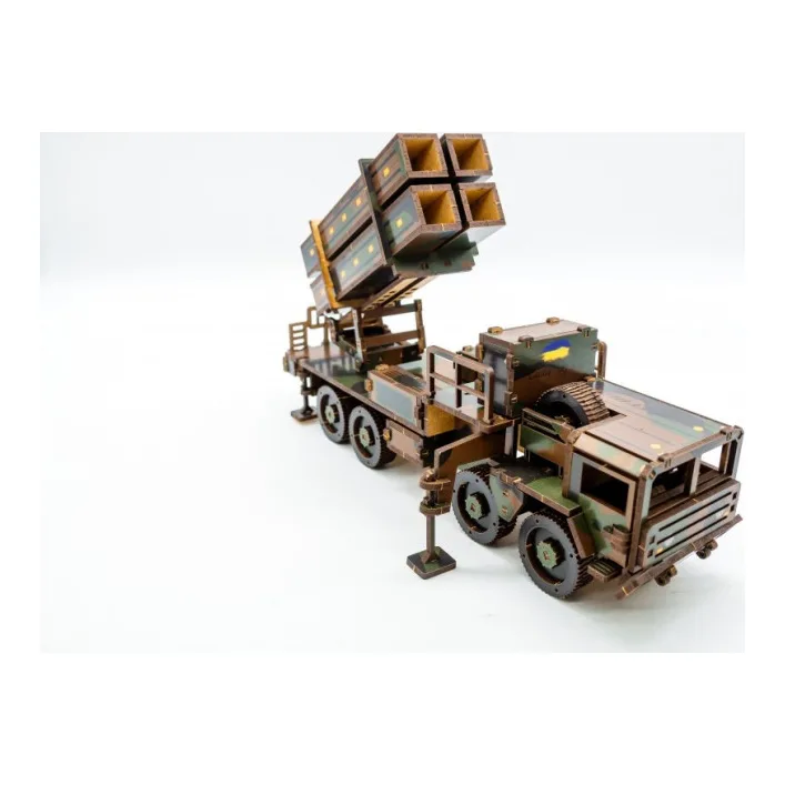 Деревянный 3D конструктор "ОКР Патриот" 220 дет. Арт-25220 г. 30*18*8 см PuzzleOK (Дер2522)