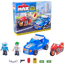 Конструктор Zuru MAX CITY Полиция 83164 125 деталей, коробка 6*20*17см (Кон5654)