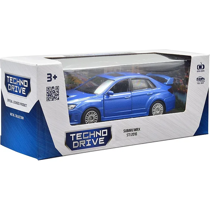 Автомодель - SUBARU WRX STI (синій) 250334U TechnoDrive (Маш9414)