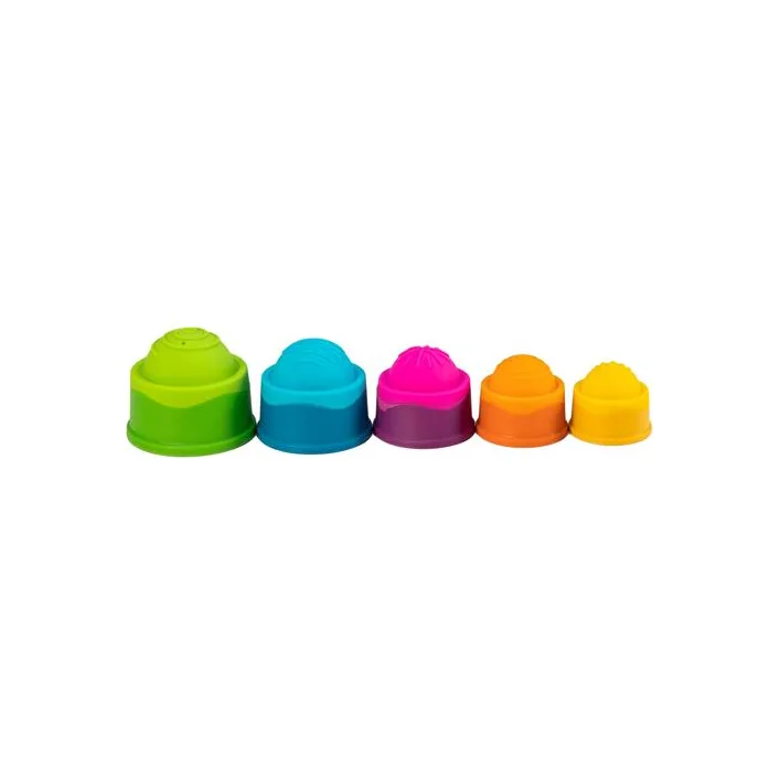 Пірамідка Fat Brain Toys dimpl stack Чашки (F293ML)
