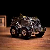 Коллекционная модель-конструктор Metal Time Trophy Hunter Вездеход Шерп механический двухцветный (MT056)