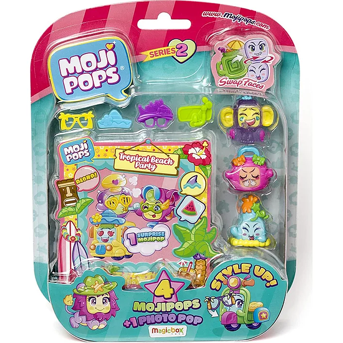 Ігровий набір MOJI POPS S2 – ФОТОСЕСІЯ (4 фігурки, аксесуари)