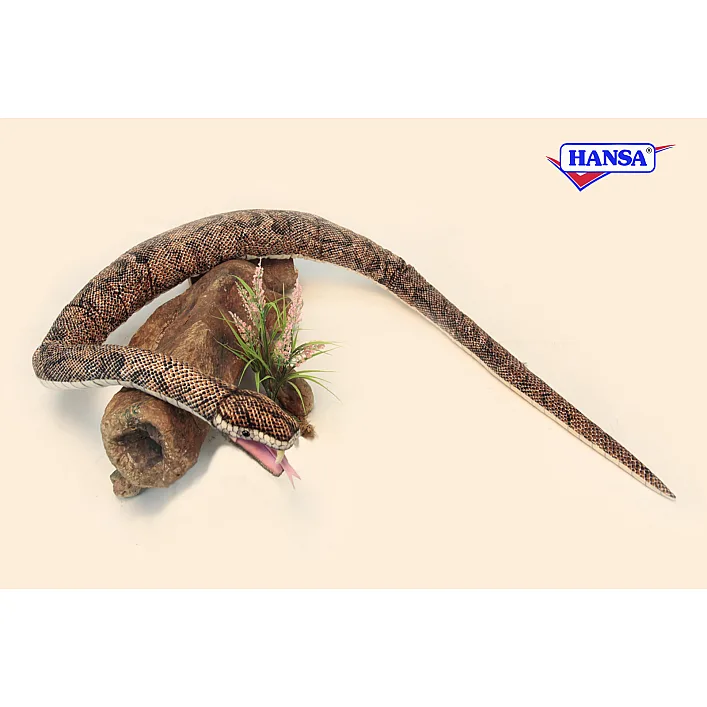 Мягкая игрушка Питон коричневый, длина 258 см, Hansa (63739)