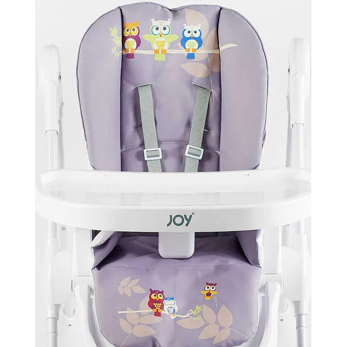 Стільчик для годування Joy K-60290 (1) мягкий чохол ПВХ, 4 колеса, з’ємний столик, корзинка, в коробці