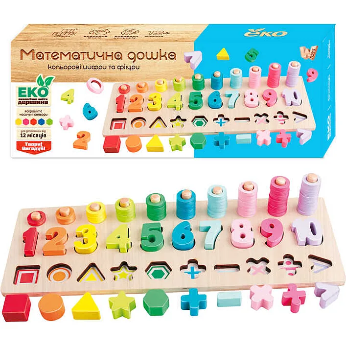 Гра Математика 94511 (18) "WToys", в коробці