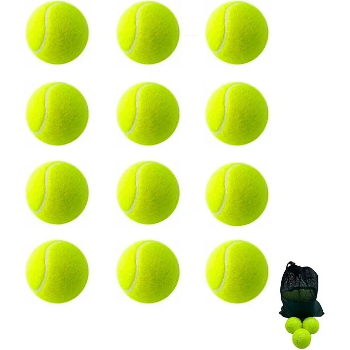 Набор мячей для большого тенниса SWDN Tennis Ball NE-TT-12 в чехле 12 штук