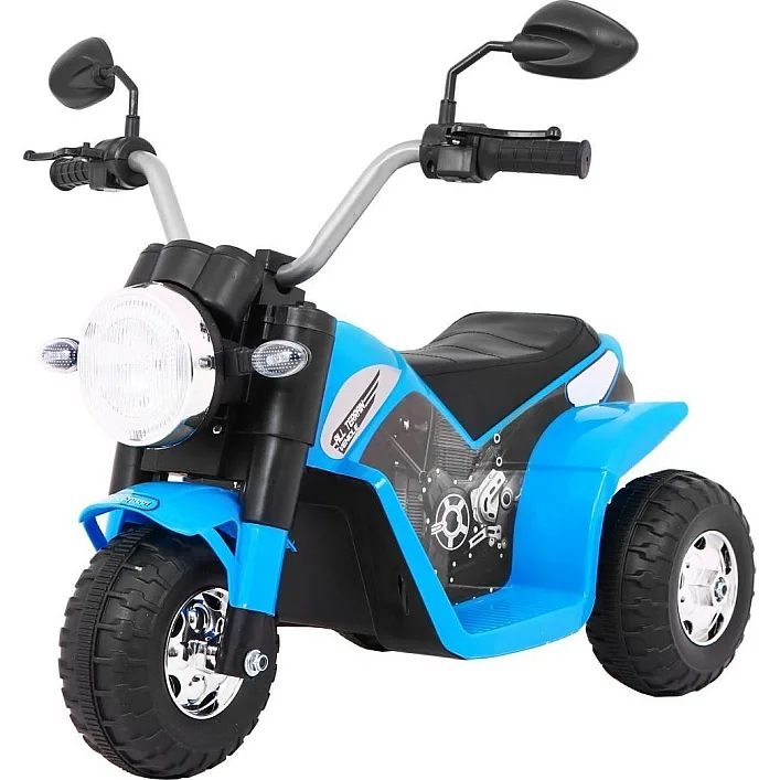 Детский аккумуляторный мотоцикл RAMIZ MiniBike голубой