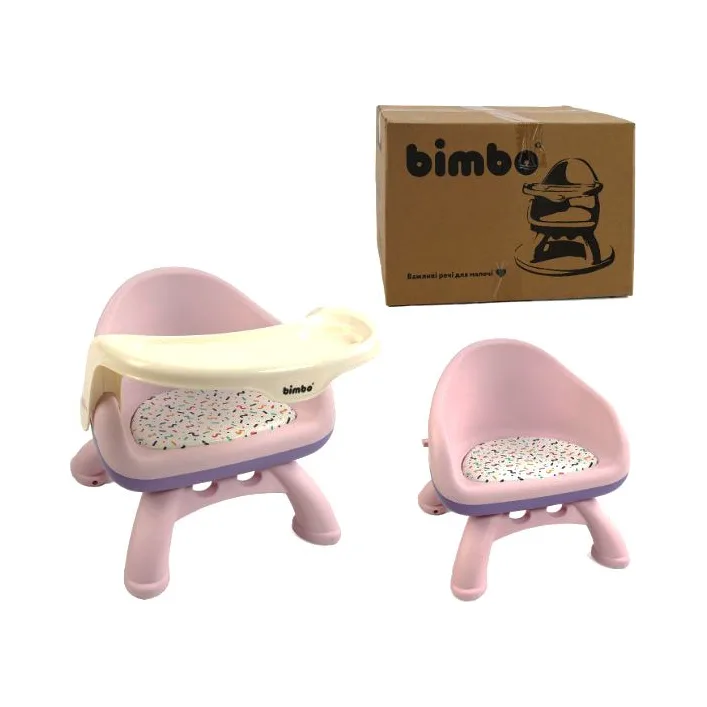Стілець "Bimbo", розмір зі столиком: 45х37х38 см, м’яка сидушка, в коробці