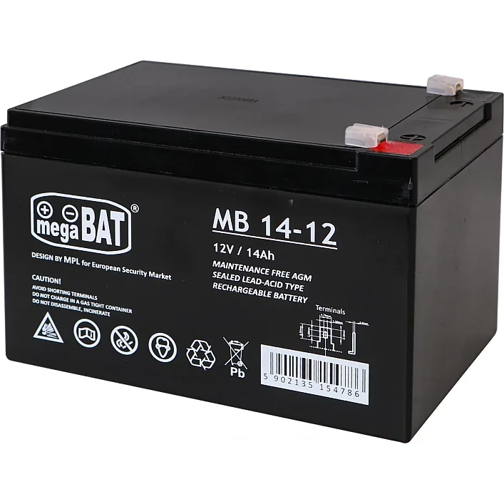 Гелевый аккумулятор 12V/14Ah для детских электромобилей