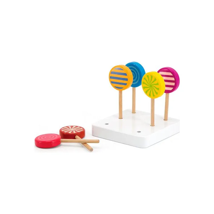 Игрушечные продукты Viga Toys Леденцы из дерева 6 шт. (44529)